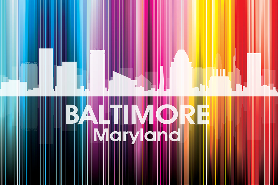 Baltimore MD 2 Digital Art by Angelina Tamez