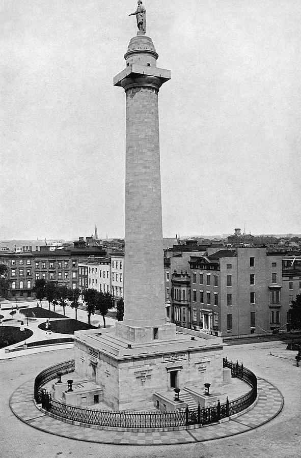 Baltimore Monument, C1890 Photograph by Granger - Fine Art America