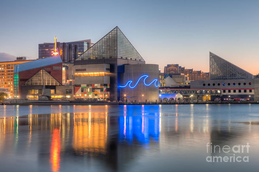 Baltimore National Aquarium at Dawn III Photograph by Clarence Holmes