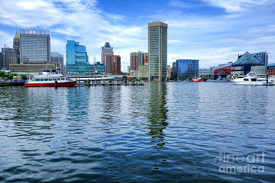 Baltimore Photograph - Baltimore on the Water by Olivier Le Queinec