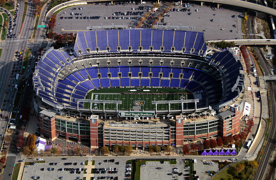 Baltimore Ravens Photograph - Baltimore Ravens Stadium by Steve Monell
