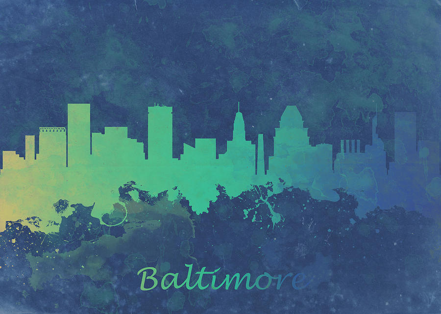 Baltimore Maryland Usa - Blue Photograph