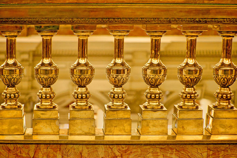 Baluster in Brass Photograph by Nikolyn McDonald