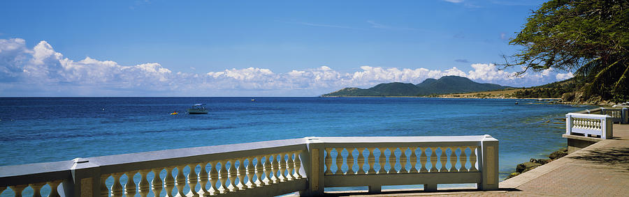 Balustrade On The Beach, Esperanza Photograph by Panoramic Images