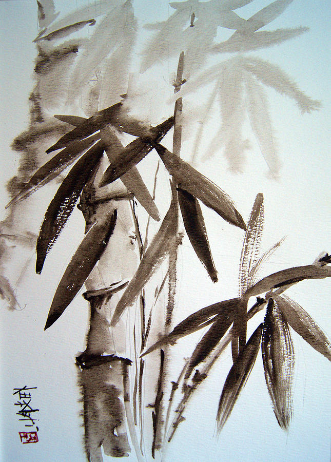 Bamboo Painting by Alena Samsonov - Fine Art America