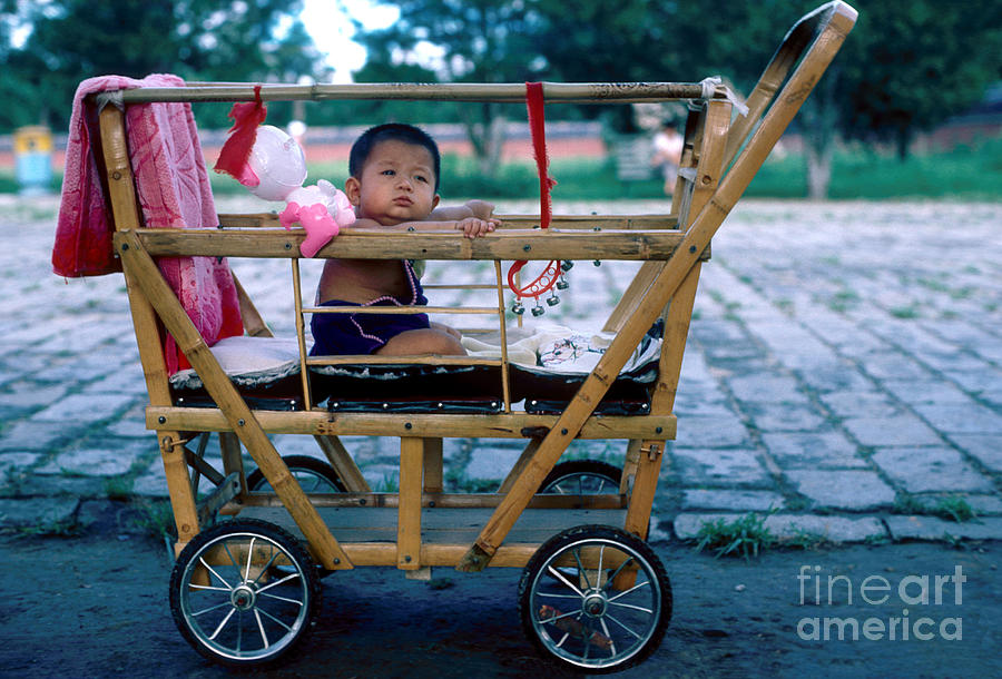 People Photograph - Bamboo Baby Buggy by Eva Kato