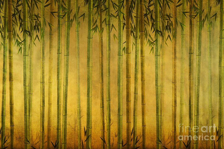 Nature Digital Art - Bamboo Rising by Peter Awax