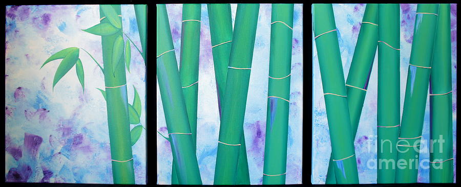 Bamboo Painting by Shiela Gosselin