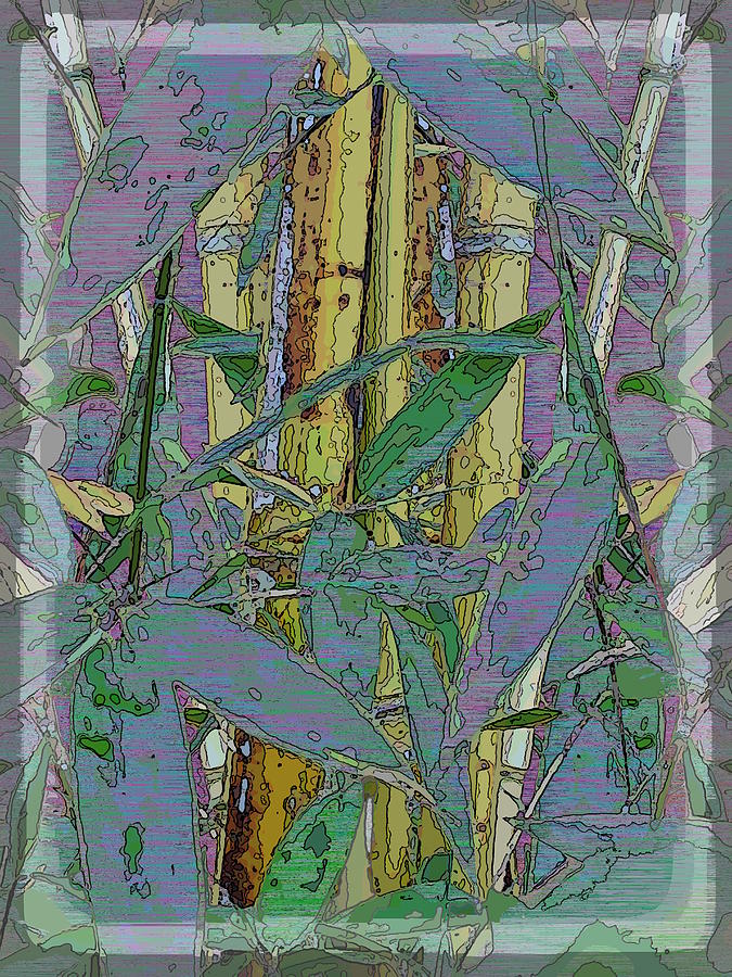 Bamboo Study 9 Digital Art by Tim Allen