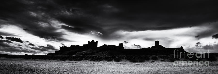 Bamburgh Castle Monochrome Photograph by Tim Gainey
