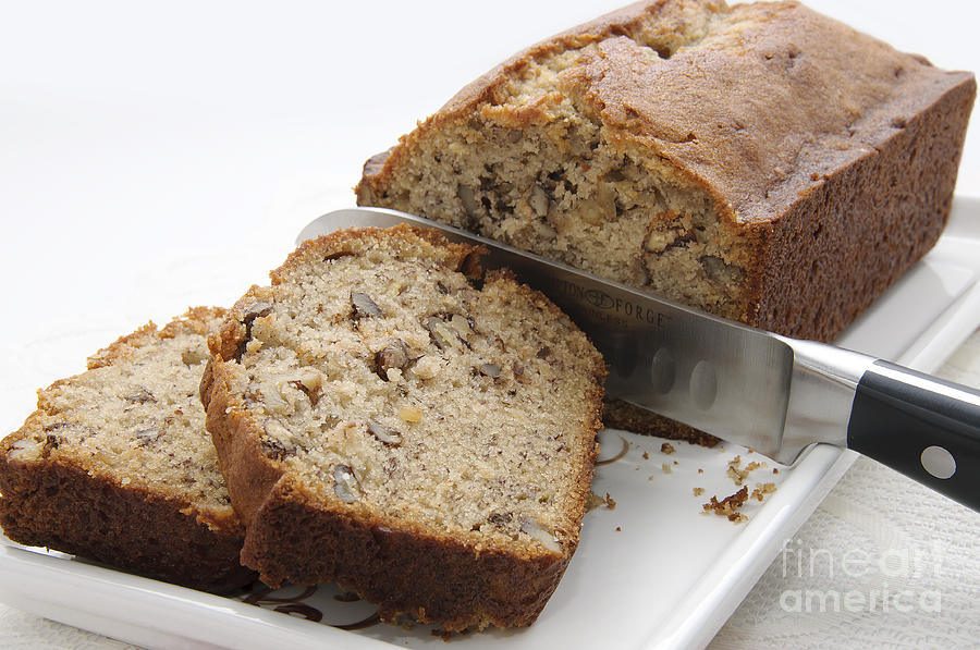 Banana Nut Bread Photograph by Andee Design