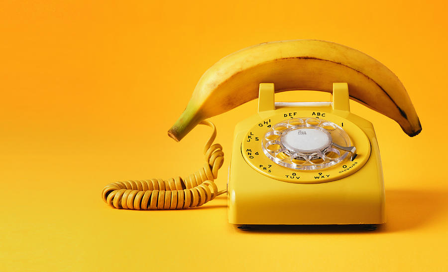 Banana Phone Photograph by Thepalmer