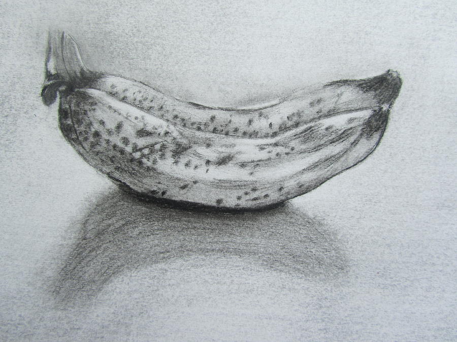 Easy banana drawing | Easy banana, Drawings, Fruit