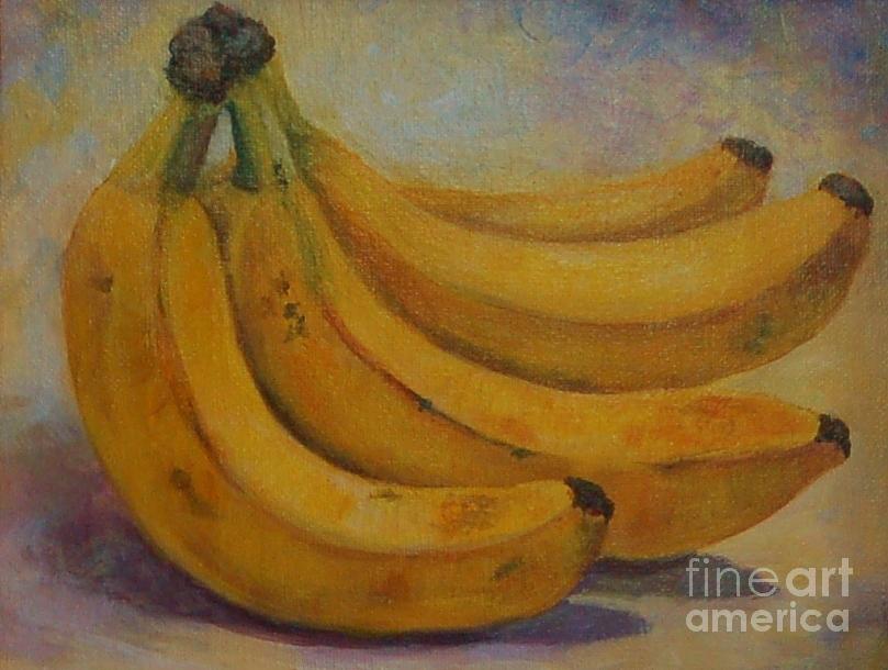 Bananas Painting by Jana Baker