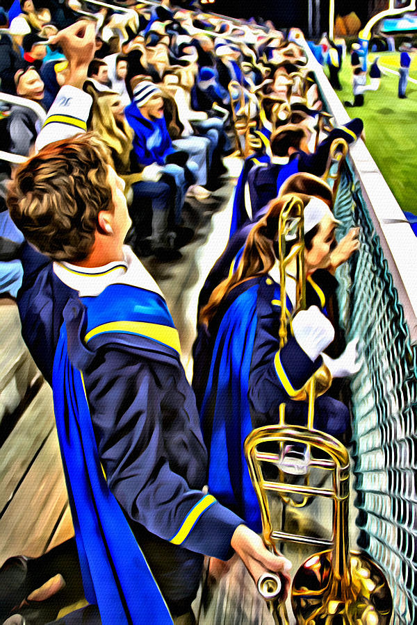 Band Cheering Photograph by Alice Gipson