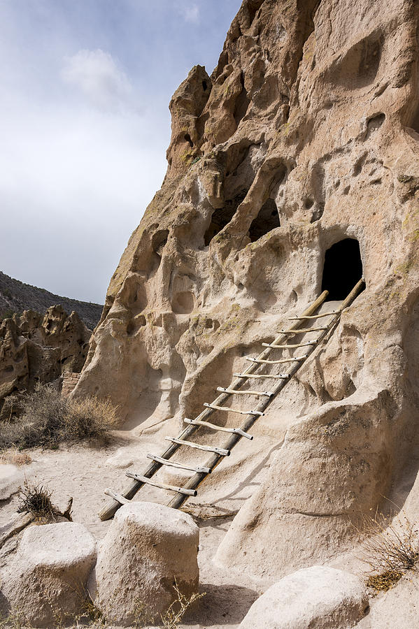 Landscape Photograph - Bandelier Caveate - Bandelier National Monument New Mexico by Brian Harig