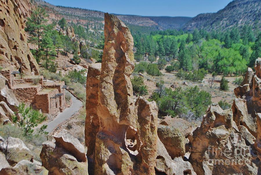 Bandelier Overlook Photograph by William Wyckoff