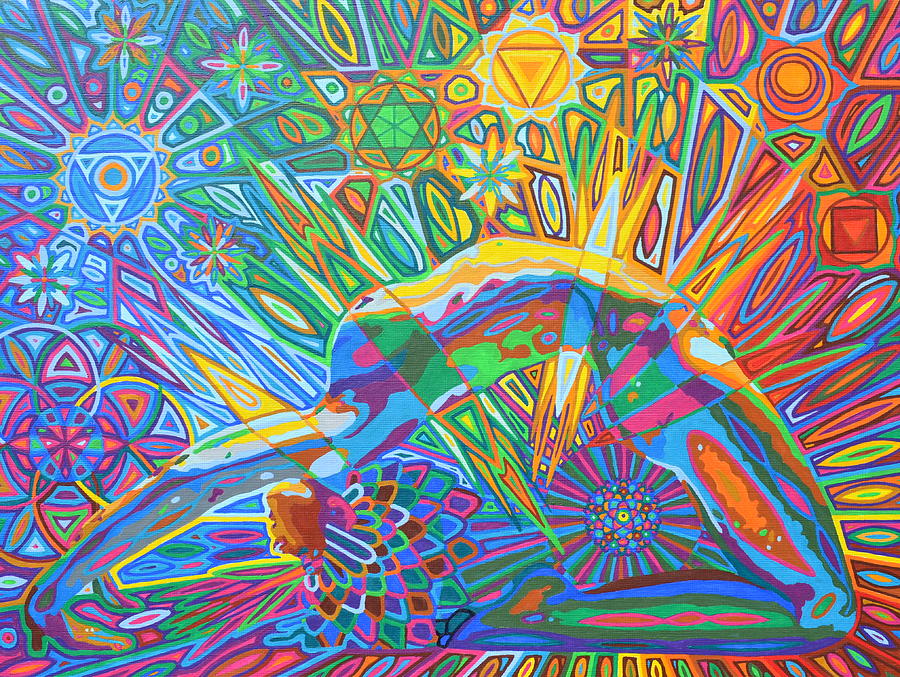 Yoga Painting - Bandhasana - 2013 by Karmym Yoga Painting - Bandhasana - 2013 by Karmym