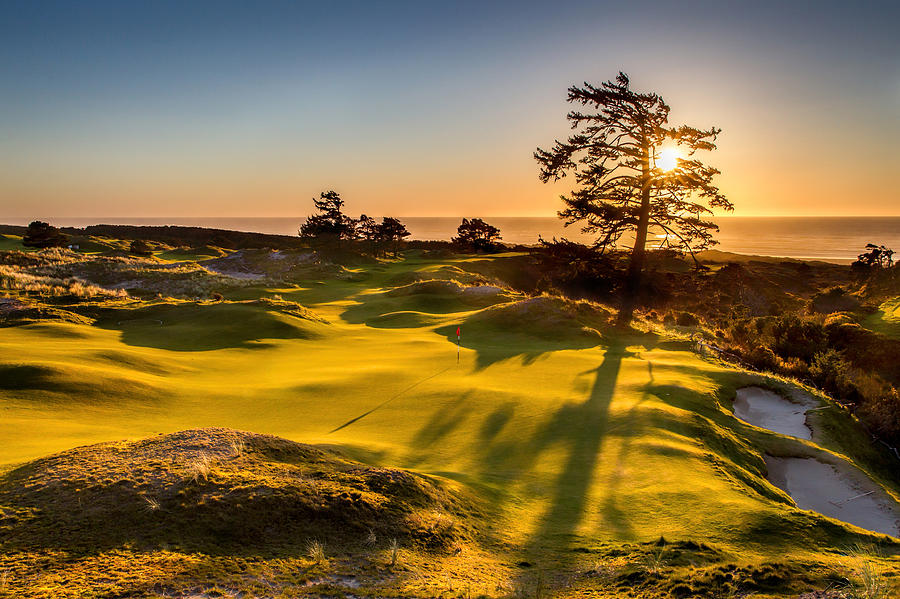 Golf Photograph - Bandon Preserve Sunset by Mike Centioli