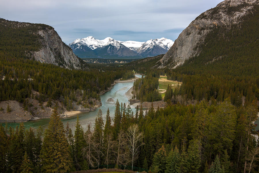 Banff Springs in Spring Photograph by Levin Rodriguez