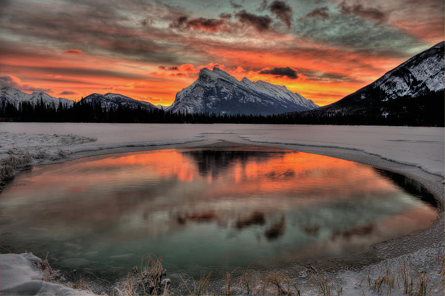 Banff Sunrise Photograph by Howard Kilgour