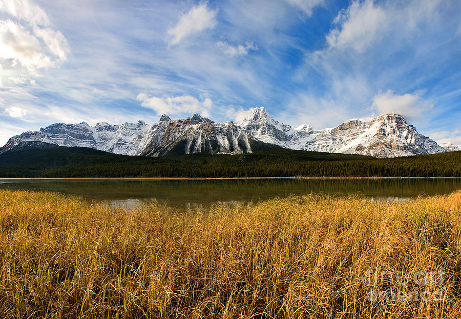 Banff - Waterfowl Lakes In Autumn Photograph by Terry Elniski