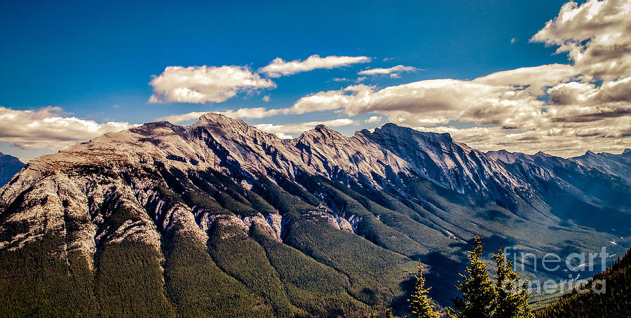 Banff's Mount Rundle Photograph by Bob and Nancy Kendrick - Fine Art ...