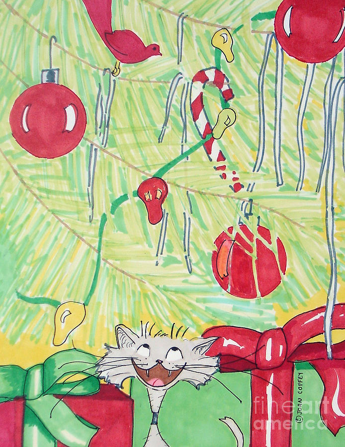 Bang and Tree Painting by Joan Coffey