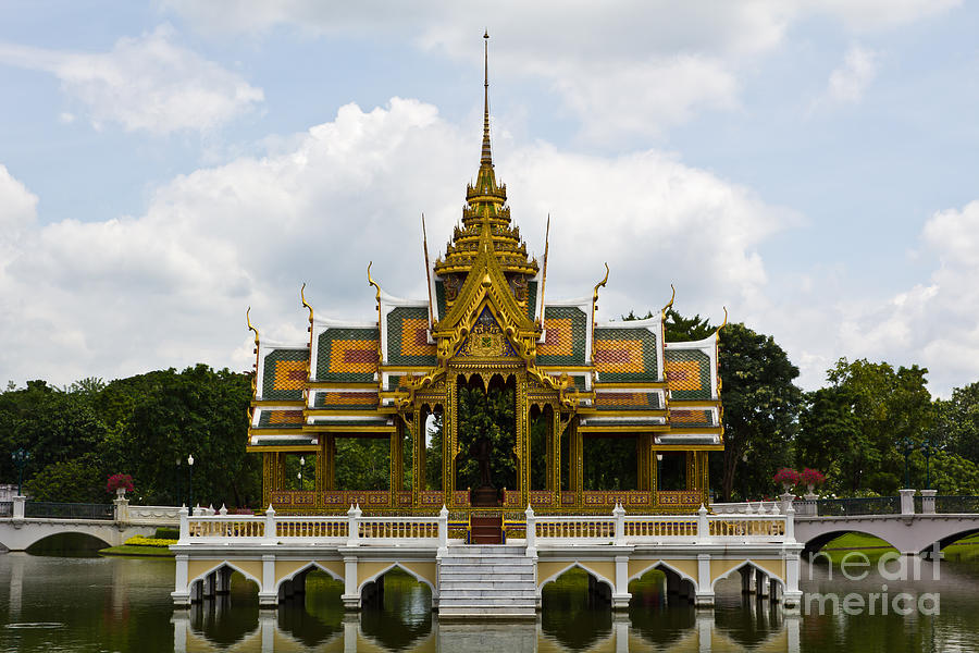 Bang Pa-In Palace Aisawan Thipya-Art Ayutthaya Thailand Photograph by Tosporn Preede