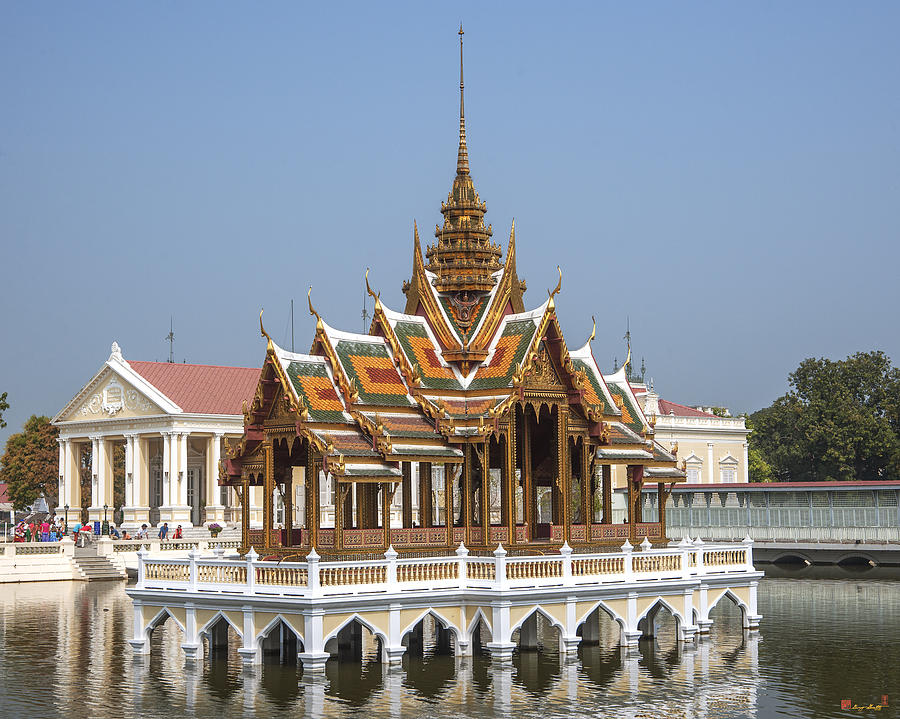Bang Pa-In Royal Palace Phra Thinang Aisawan-Dhipaya-Asana DTHA0093 Photograph by Gerry Gantt