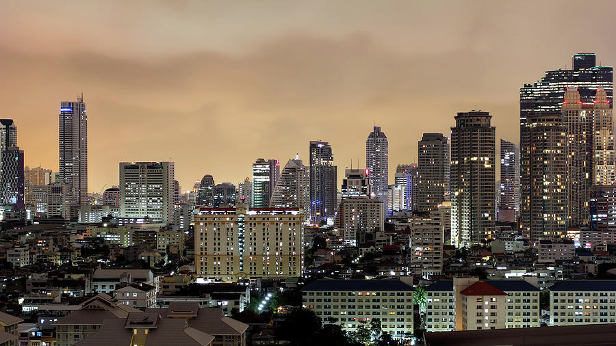 Bangkok City At Night by Igor Prahin