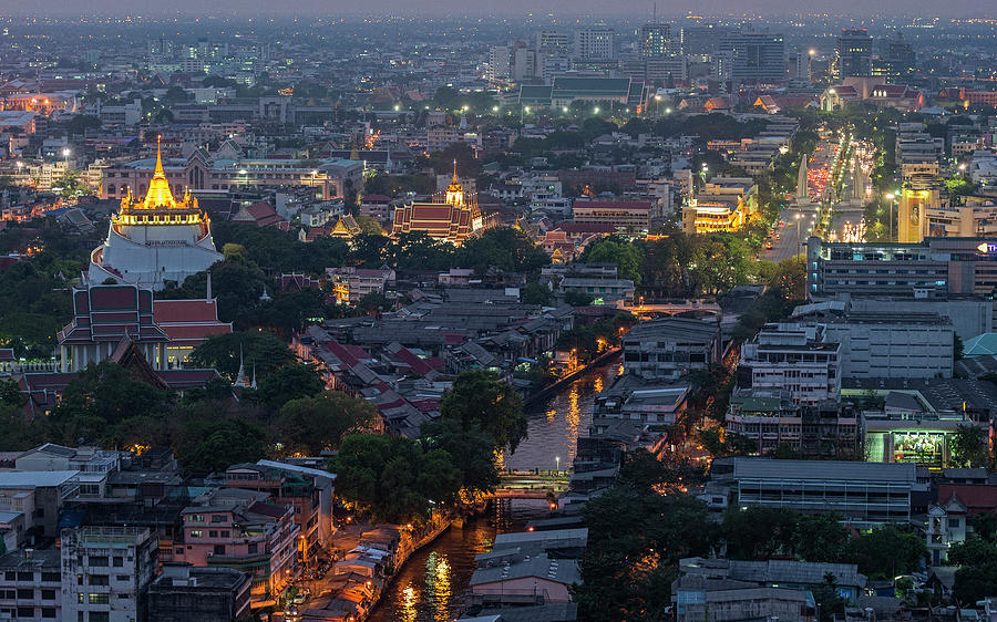 Bangkok City Photograph by Weerakarn Satitniramai