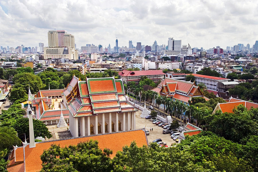 Bangkok Cityscape Photograph by Artur Bogacki