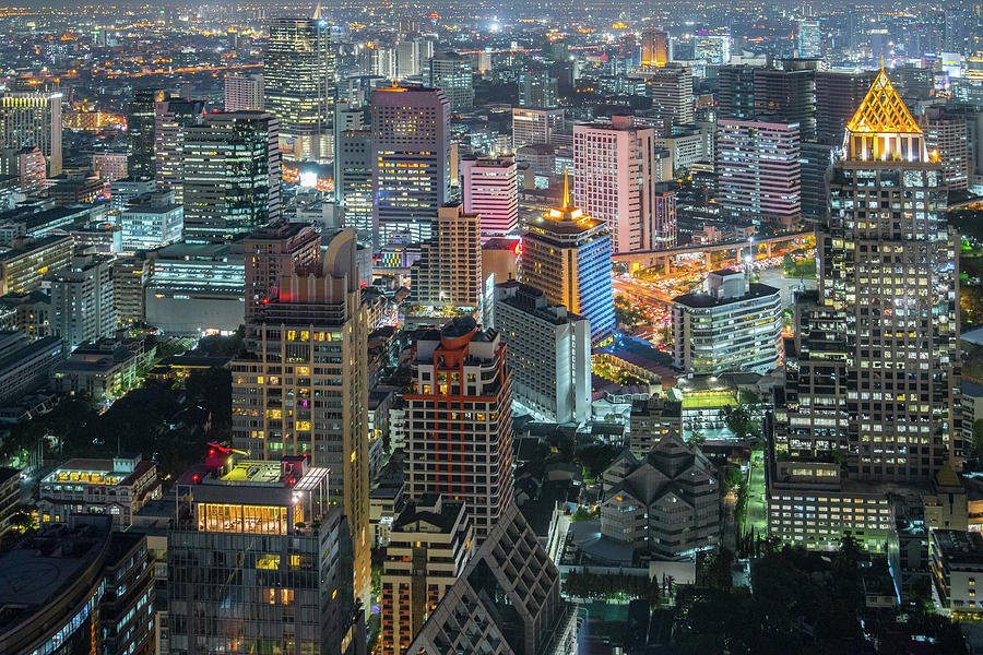 Bangkok Cityscape Photograph by Ironheart