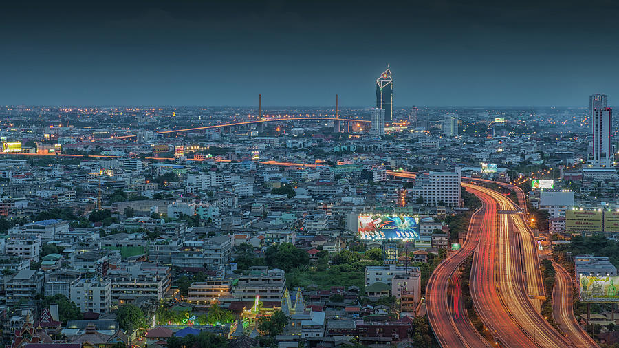 Bangkok Metropolitan Photograph by Peerakit Jirachetthakun