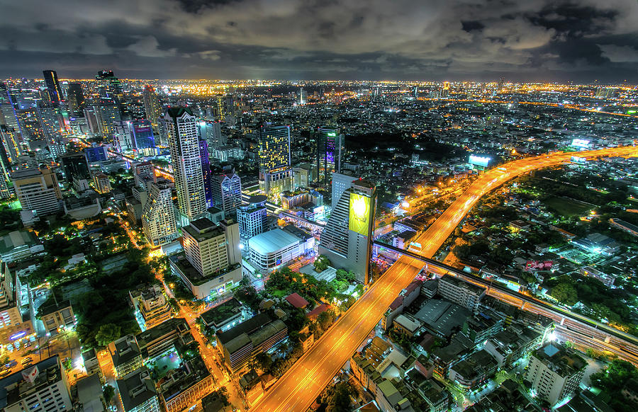 Bangkok Skyline Photograph by Hak Liang Goh