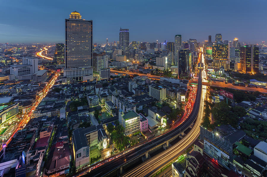 Bangkok View Photograph by Thebang