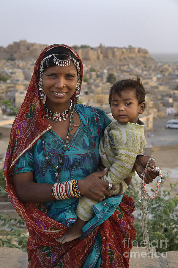 Banjari Tribal Woman - Jaisalmer India Photograph by Craig Lovell