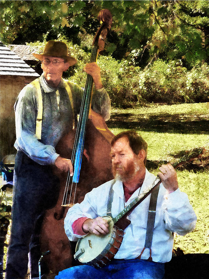 Banjo and Bass Photograph by Susan Savad