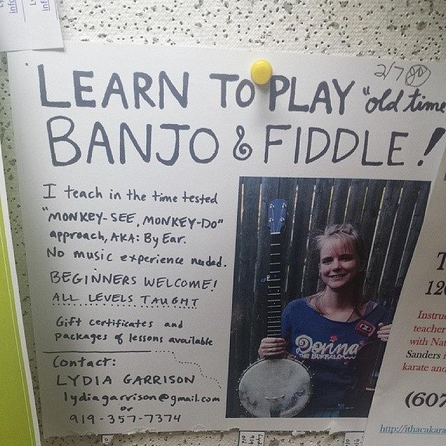 Banjo Photograph - #banjo #fiddle by M Hurley