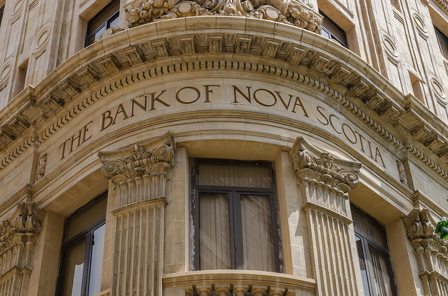 Bank of Nova Scotia building in Havana Cuba Photograph by Rob Huntley