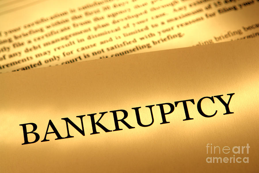 Bankruptcy Photograph - Bankruptcy Notice by Olivier Le Queinec