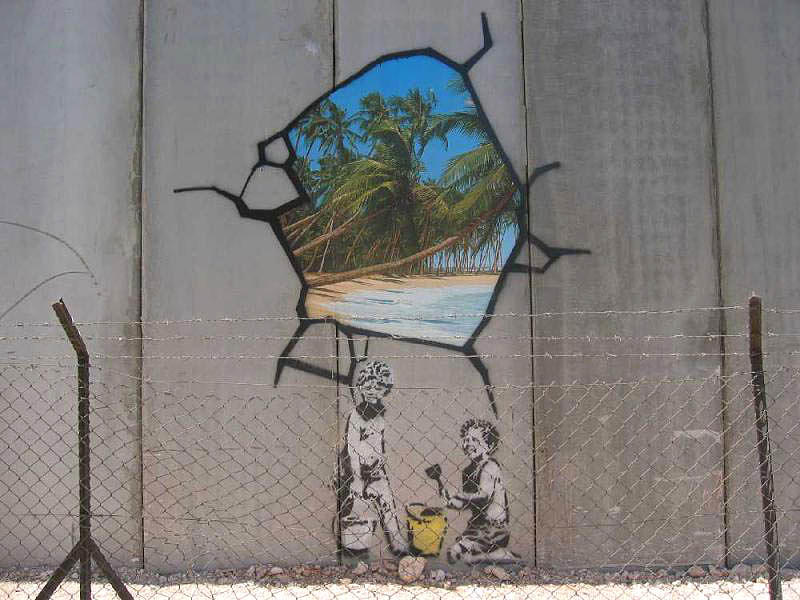 Banksy Bethlehem Photograph by Arik Bennado