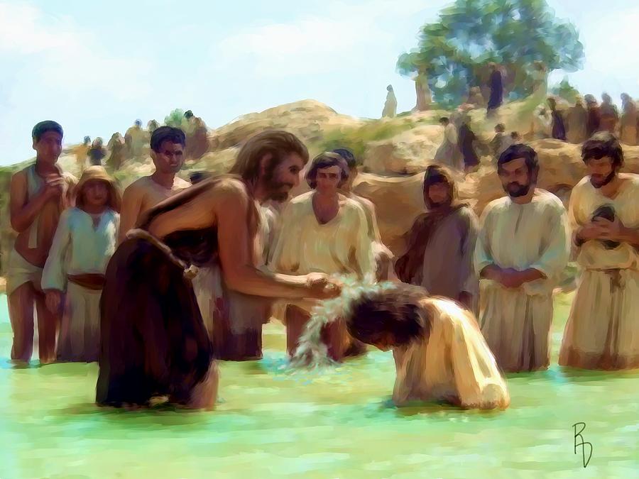 Baptism of Jesus Digital Art by Ric Darrell