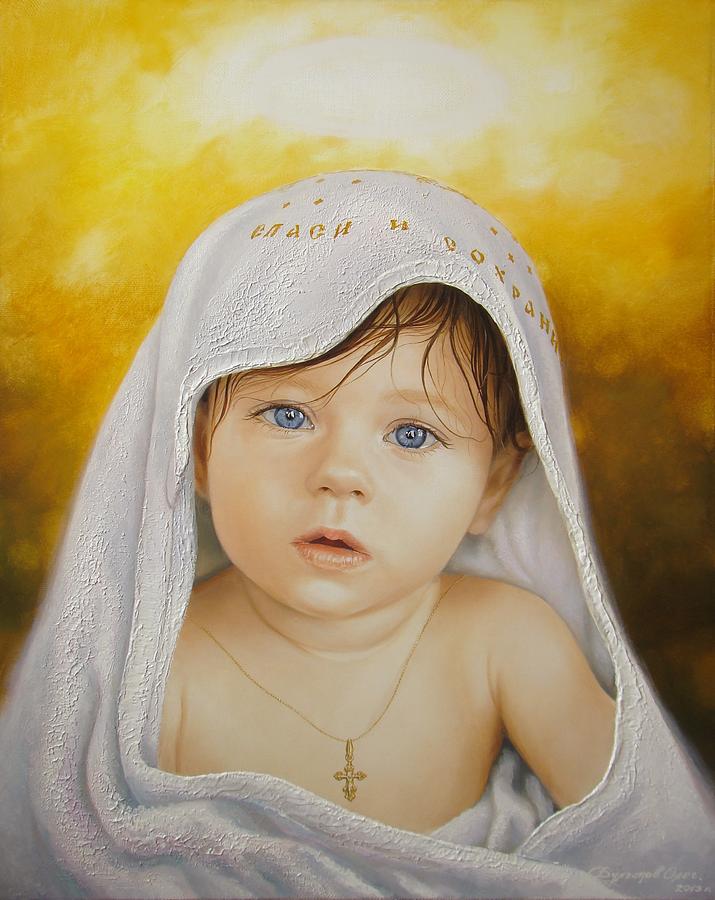 Portrait Painting - Baptism by Oleg Bylgakov