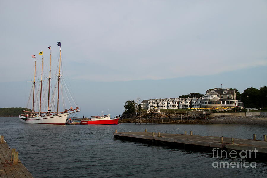 Bar Harbor Scene Maine Photograph by Christiane Schulze Art And Photography