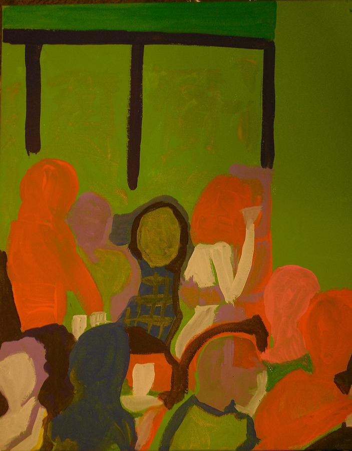 Bar Scene  Painting by James Christiansen