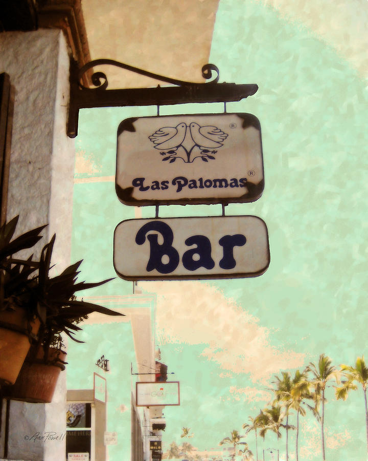 Bar Sign Puerto Vallarta Photograph by Ann Powell