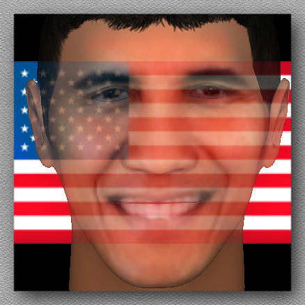 Limited Time Offer Digital Art - Barack Obama 3D Face  by Museum Quality Prints -  Trademark Art Designs