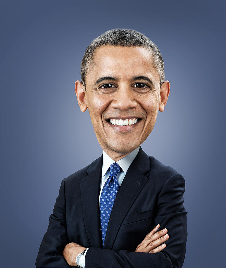 Barack Obama Photograph - Barack Obama by Fitim Bushati